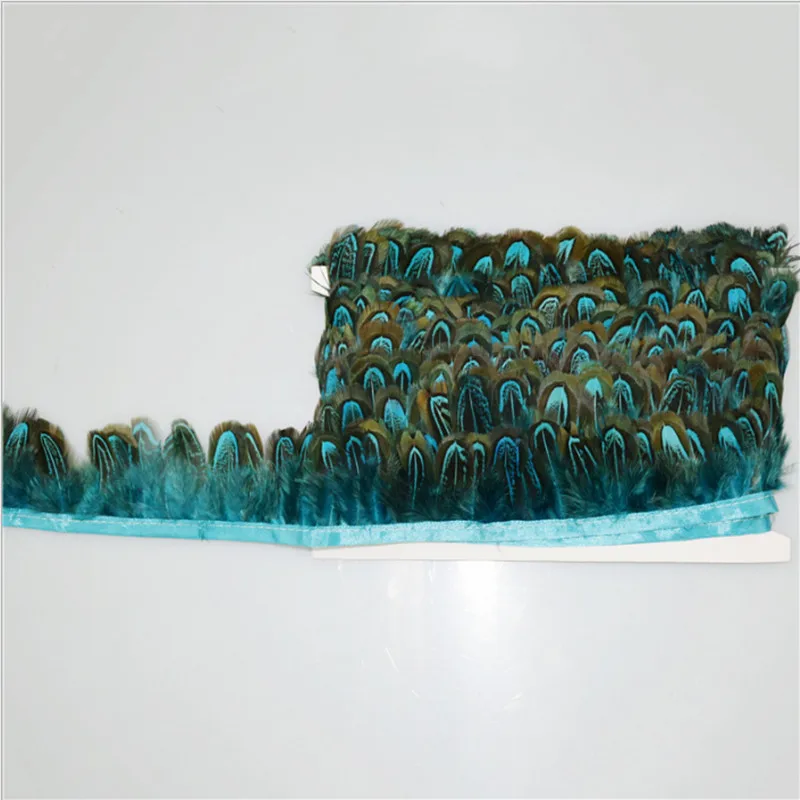

Wholesale 1 high quality natural Pheasant feathers ribbon 2-3inch/5-8cm wide Decorative diy Clothing Accessories