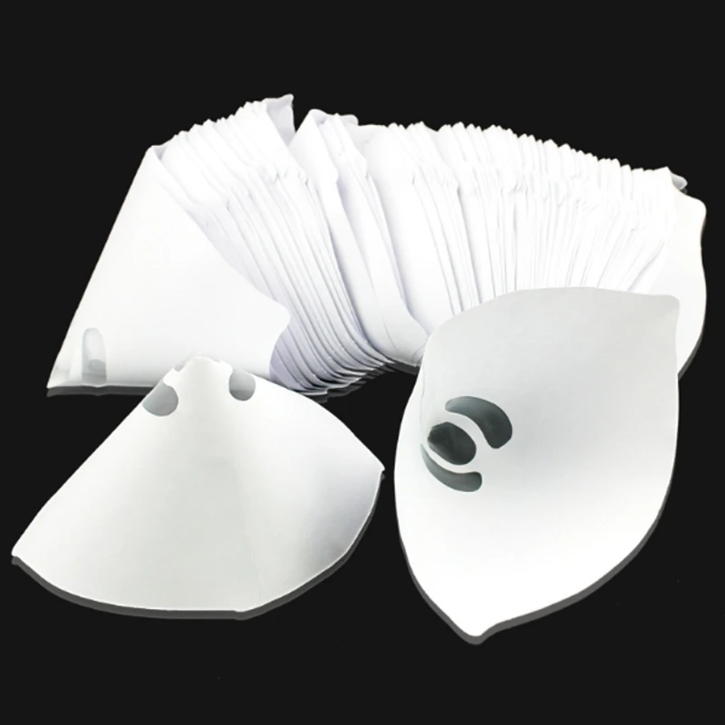 

10 Pcs/ Set 180 Micron White Cone Filter Fine Paper Conical Strainers Mesh