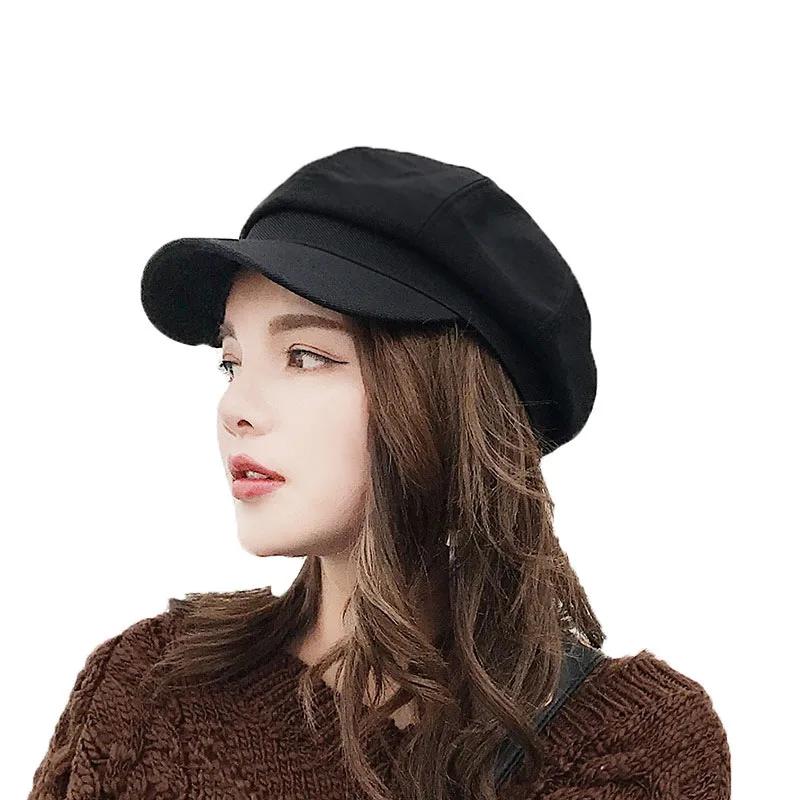 2018 винтажные шляпы Newsboy Кепка s для женщин модная военная шляпа Gorras Planas Snapback Кепка s Женская кепка солнцезащитная Кепка восьмиугольная кепка