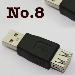 

Wholesale 200pcs/lot Standard USB 2.0 A Female to 2.0 Male Adapter Converter F M For Tablet converter
