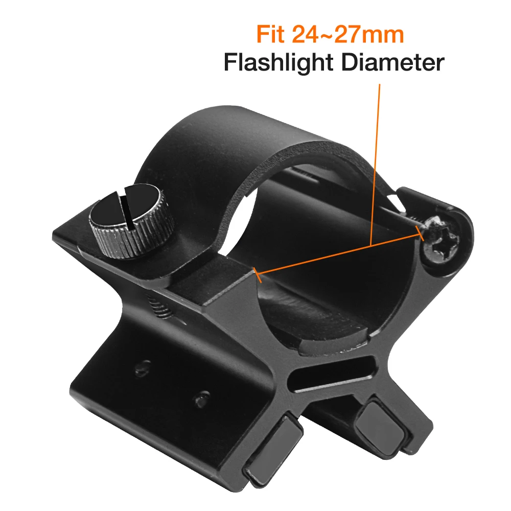 Brinyte Hunting Flashlight Mount Riflescope High Wide Ring