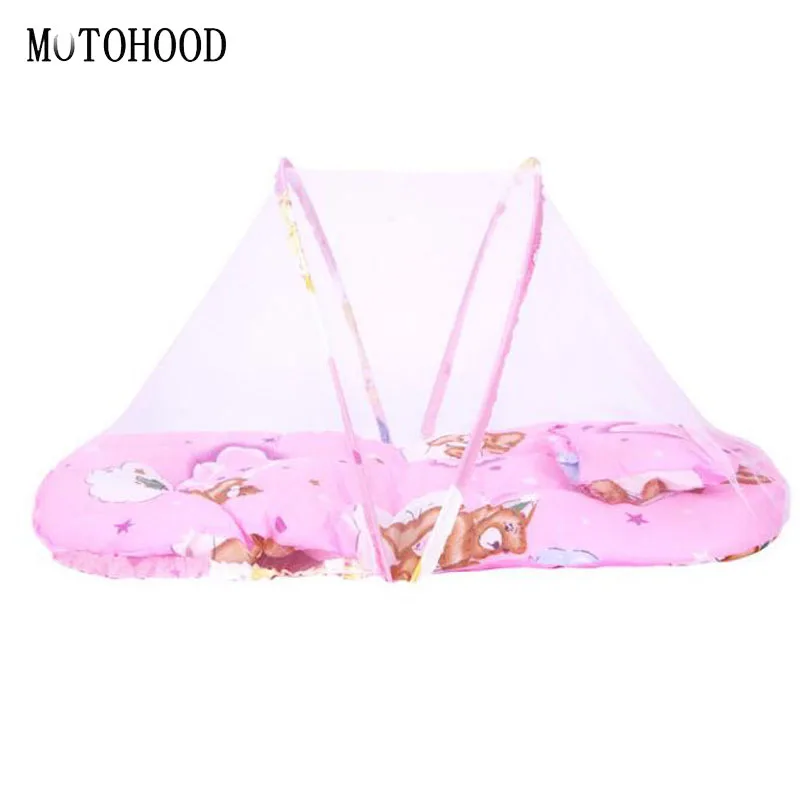 portable foldable crib with mosquito net