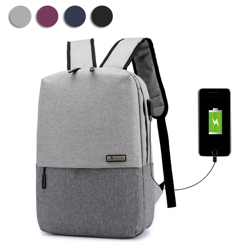 

USB Charge Backpack Men School Bags for Teenage Girls Travel 13.3inch Laptop Backpacks Teenagers Waterproof Bags for Boy Girls