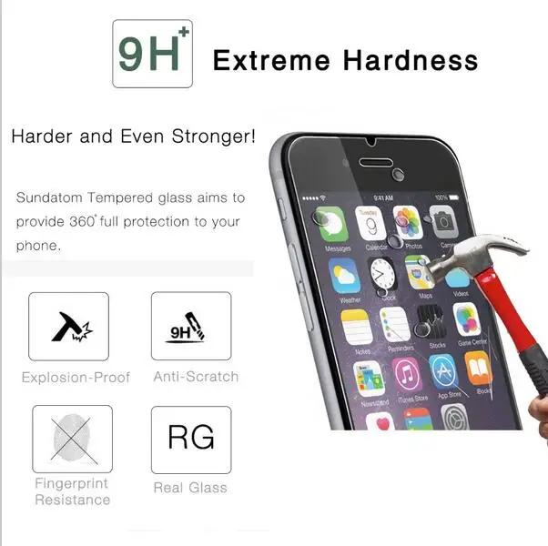 2Pcs Front + Back Tempered Glass For iPhone 4 4s 5 5s 5c 6 6s 6plus 6splus Rear Screen Protector 7 plus Film Guard | Мобильные