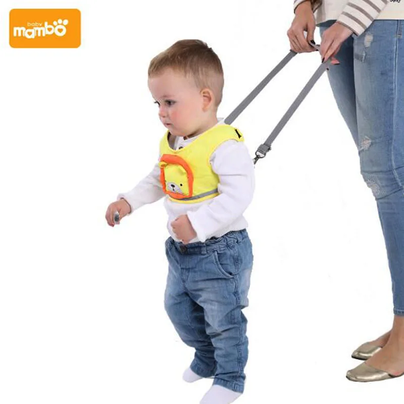 Mambobaby New Cartoon Baby Walker Toddler Leash Backpack Mochila Infantil Menino Child Harness Backpack Kawaii Safety Baby Belt