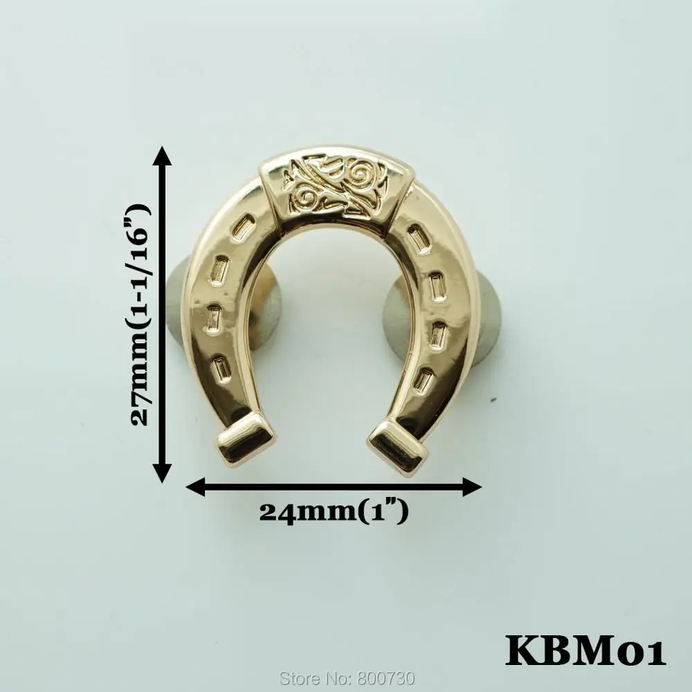 (KBM01) 10 шт. 1 &quot(2 4 см) Конный ковбойский одиночный Подкова Concho Gold|concho| |