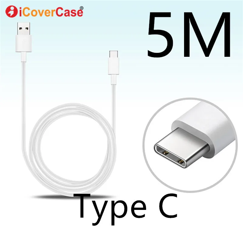 5 Meter Type C Cable For Huawei P30 Pro P30 Lite Case USB C Mobile Phone Accessories Charger Type-C Charging For Huawei nova 3 4