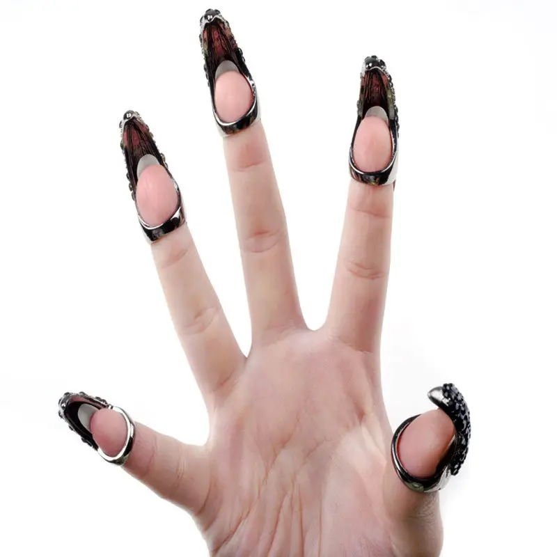 Pinpai 600pcs Oval Stiletto Nails Tips Full Cover Claw Artificial Pinpai 600pcs Oval Stiletto Nails Tips Full Cover Claw Artificial Fake False Nail