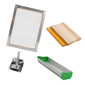 

Silk Screen Printing Machine Press Supplies Kit Set for T-Shirt DIY Printer