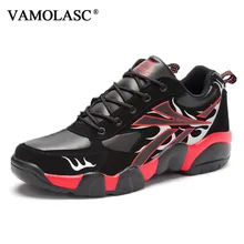 VAMOLASC New Men Sport Running Shoes Breathable PU Sneakers Comfortable DMX Outdoor Walking Shoes Cushioning Athletic Shoes