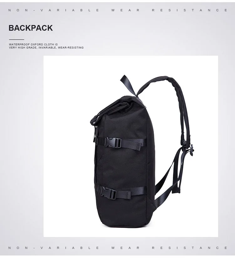 Reflective Roll-Top Backpack 5