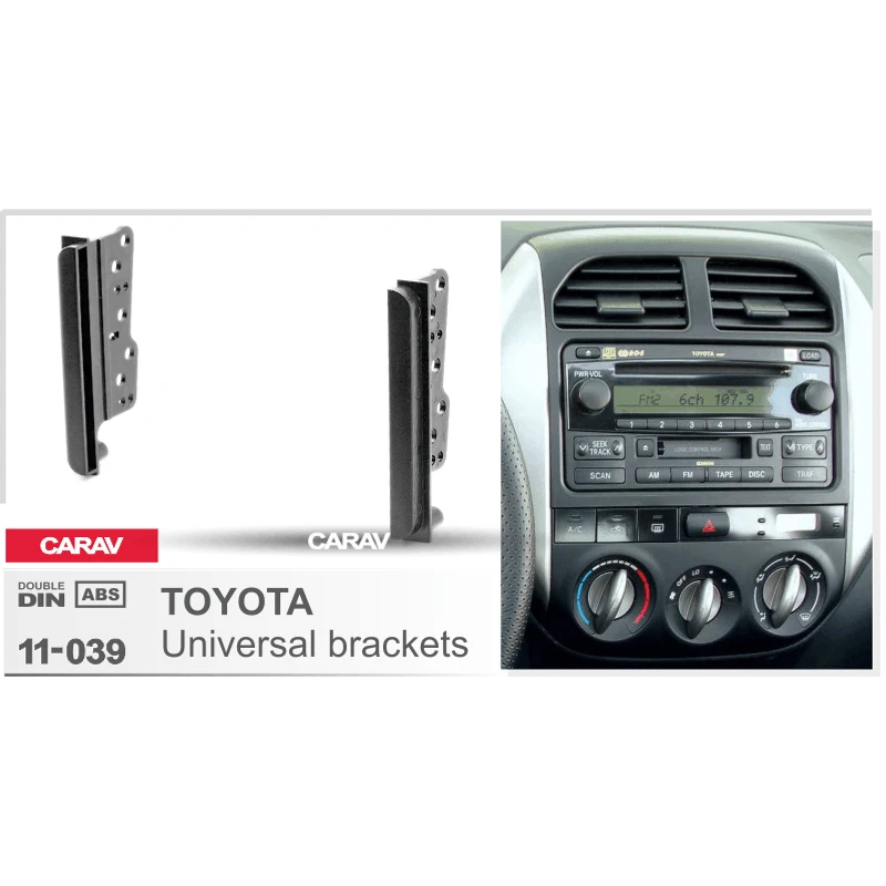 Автомобильный комплект CARAV 11 039 магнитола CD плеер установка крепления для TOYOTA