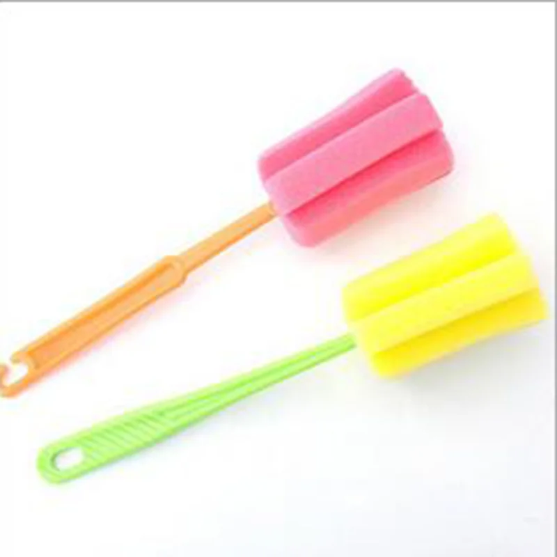 

Practical Cup Brush Sponge Cleaner Cleaning Brush Bottle Scrubber Washing Cleaning Tea Coffee Stains Kitchen Cleaning Tools