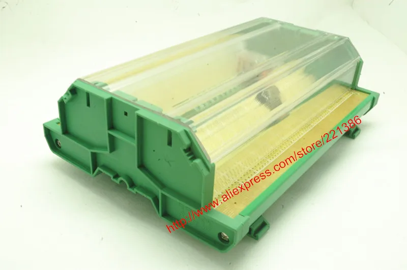 Профиль UM122 с крышкой 51 100 мм Φ PCB din rail carrier корпус для печатной платы holder|profile|profiles