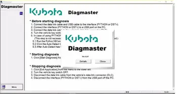 

Kubota Diagmaster 4.2+ WSM Files + Data
