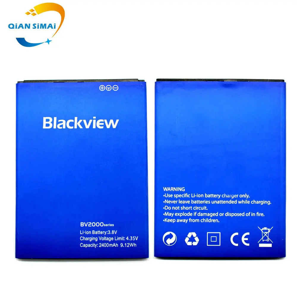 

QiAN SiMAi 1PCS New 100% High Quality BV2000 Battery For Blackview BV2000 V2000S Mobile Phone + Track Code