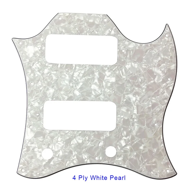4 ply white pearl gibson SG pickguard with P90 Pickups