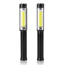 Светодиодный Магнит Рабочая Лампа COB ручка форма свет на открытом воздухе кемпинг многофункциональное обслуживание аварийная лампа 2 шт