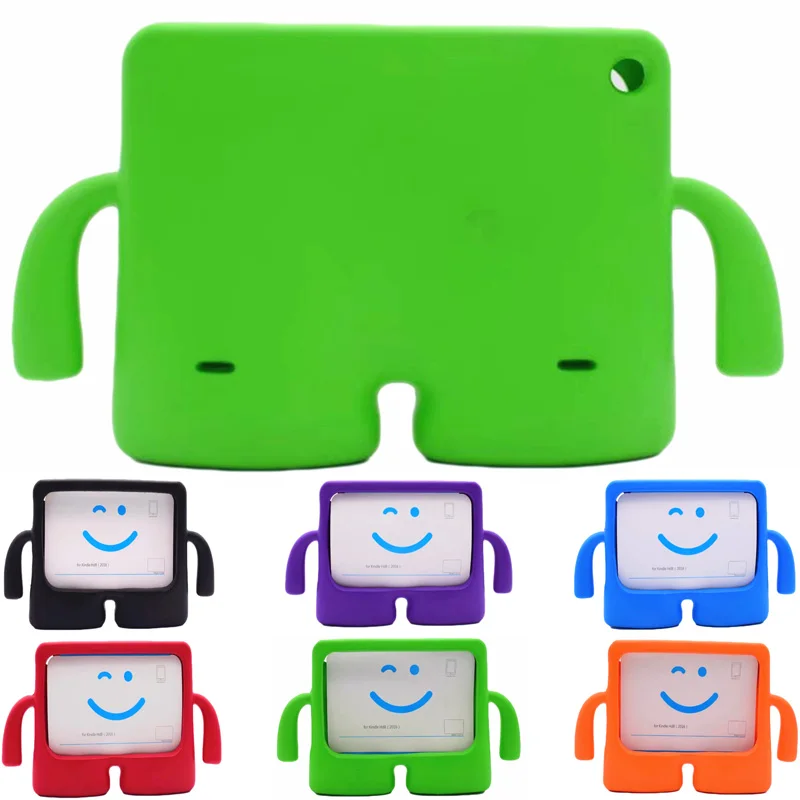 

Cartoon robot Stand Shockproof Case For Kindle Fire HD8 8 inch 2016 Tablet Cover for Amazon Kindle Fire HD 8 2017 Kids Safe Case