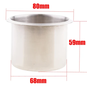 

Replaces Cup Holder Multi-function Stainless Steel Recessed Replacement New