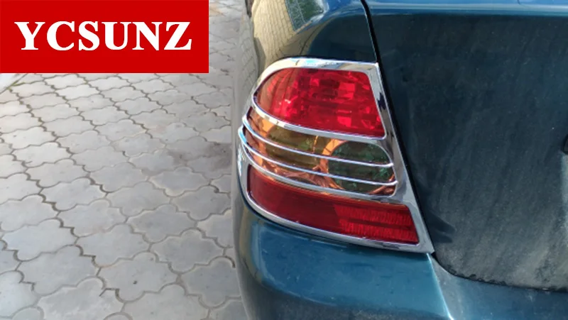 2001 2004 крышка заднего фонаря для Toyota Corolla хромированные аксессуары из АБС пластика