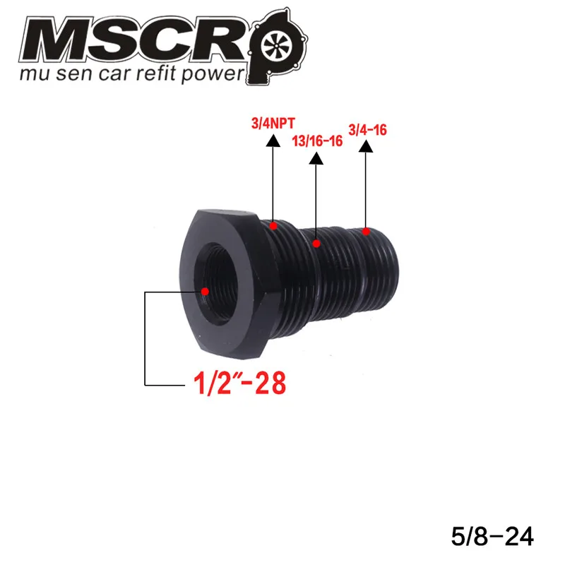 1PC Automotive Oil Filter Threaded Adapter 1/2-28 or 5/8-24 to 3/4-16 13/16-16 3/4 NPT | Автомобили и мотоциклы