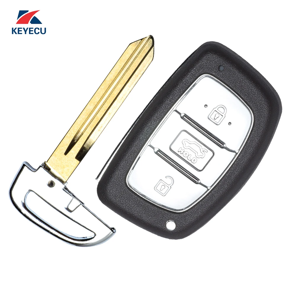 Запасная деталь KEYECU 3 кнопки 433 МГц PCF7952 для Hyundai New Elantra 2013 + с функцией бесключевого