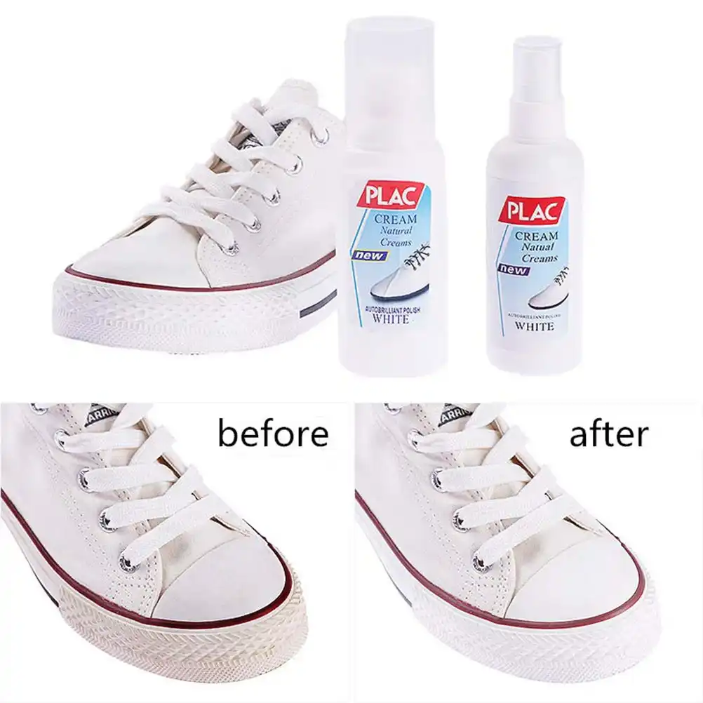 white polish for white shoes