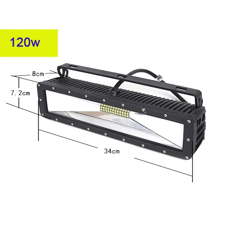 30w 60w 120w watt rectangular led work light adjustable bracket flood led driving light bar 4x4 offroad led light bar barra led bar luci 4x4 12v 24v car styling for mining 24v truck utv atv caravan tractor off road (7)