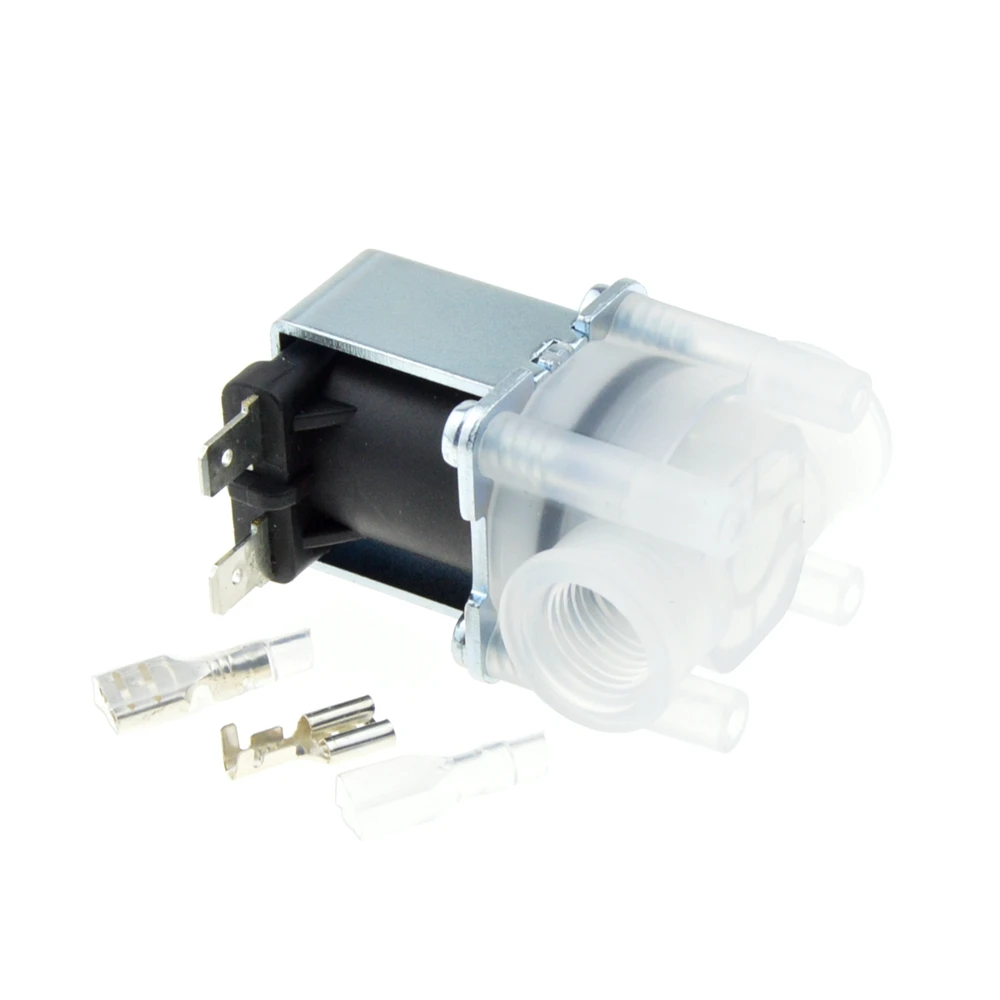 

Electric Plastic Solenoid Valve 12V 24V 220V 1/4" Female Thread Normal Close Conntection RO Water Reverse Osmosis System