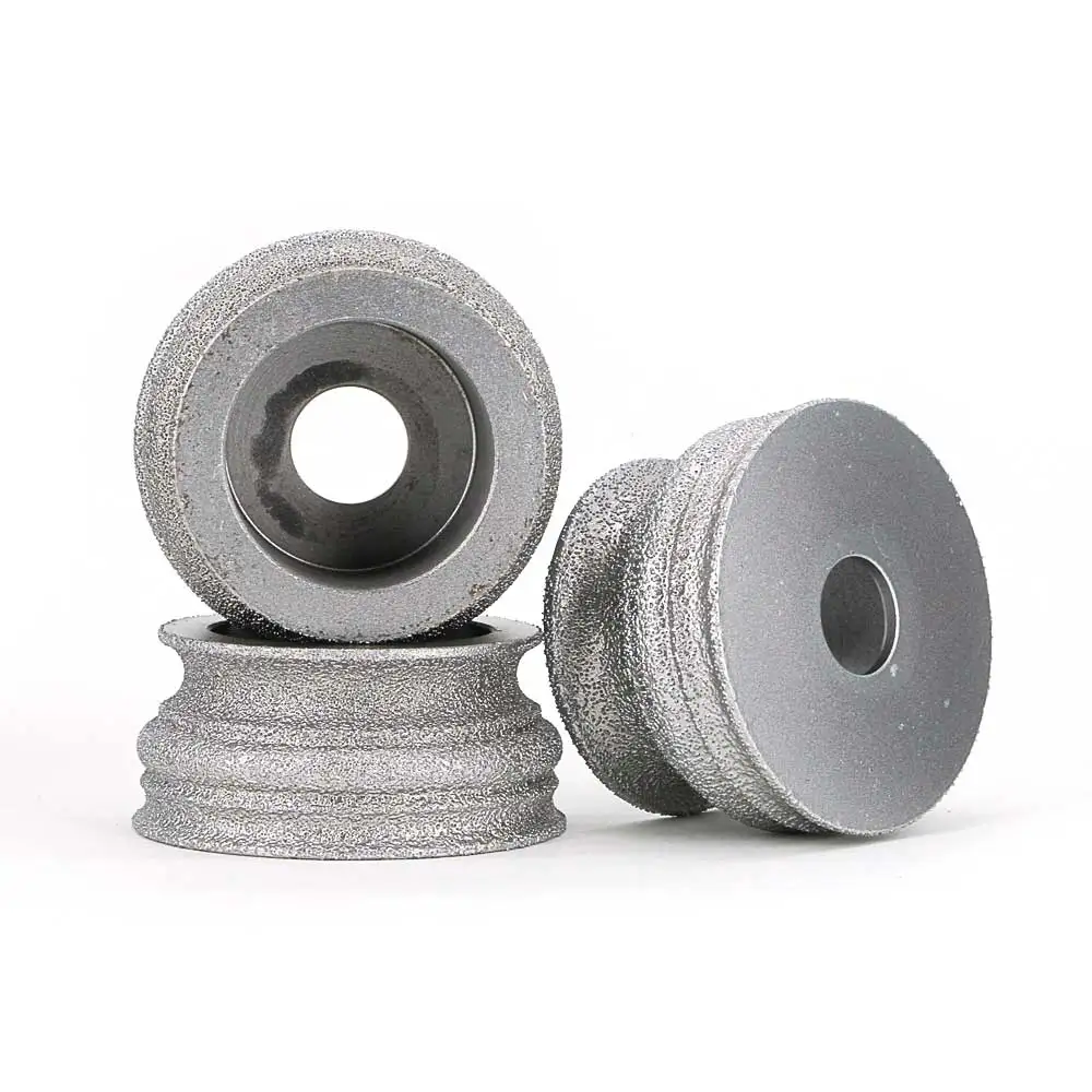 Brazing diamond grinding wheel grinding stone for glass ceramics marble concrete floor Begonia semicircle edge shaping GJ012 Brazing diamond grinding wheel grinding stone for glass ceramics marble concrete floor Begonia semicircle edge shaping GJ012