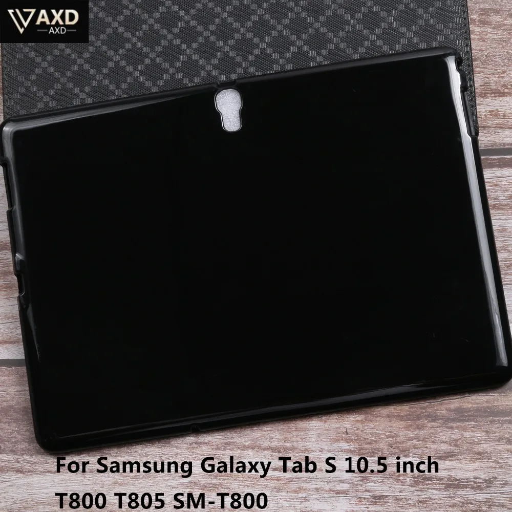

Silicon Soft TPU Back Smart Tablet Case For Samsung Galaxy Tab S 10.5 inch T800 T805 SM-T800 Protective Thin Cover Shookproof