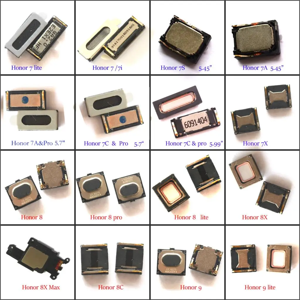 

2x earpiece speaker receiver for Huawei Honor 7 lite 7i 7A 7C 7S 7X Honor 8 pro 8X Max 8C honor 9 lite