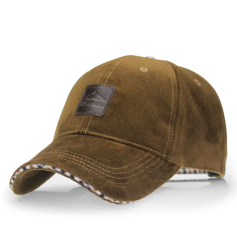 [AETRENDS] бейсболка кепка мужская кепки для мужчин шапка шляпа 4 цвета на выбор Z-1937 - Цвет: Brown