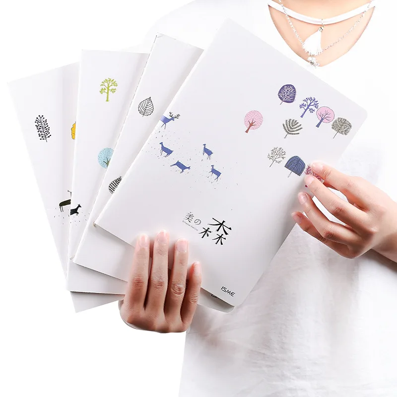 1pcs Simple Fresh B5 Large Creative Student Notepad Diary School Supplies 16K Notebook Wholesale