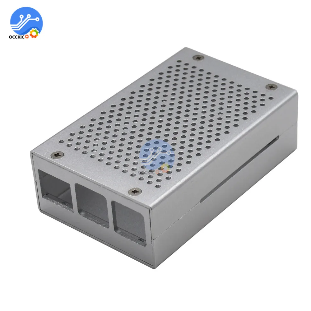 for Raspberry Pi 4 Case Shell Aluminum Metal Plastic Acrylic Shell Case Cover Enclosure for RPI 4 Model B with Cooling Fan