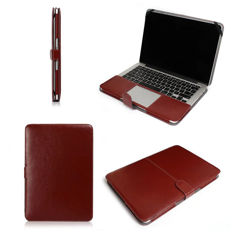 PU Leather Laptop Bag For Apple Macbook Pro 13 15 Inch Retina Protector