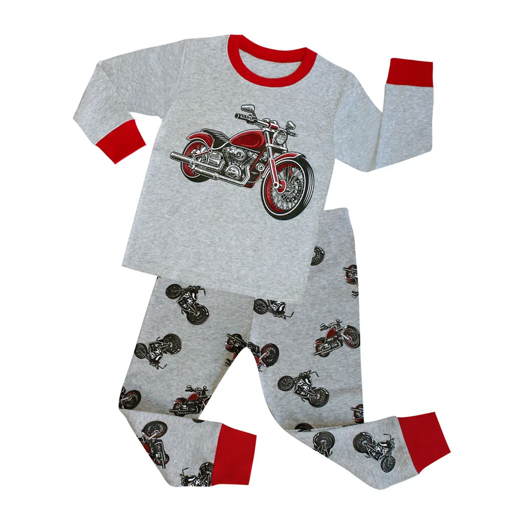 New Merry Christmas Pajamas Sets For Girls Boys Children Red Sleepwear For Christmas Deer Printing Nightwear Pijamas - Цвет: PA05