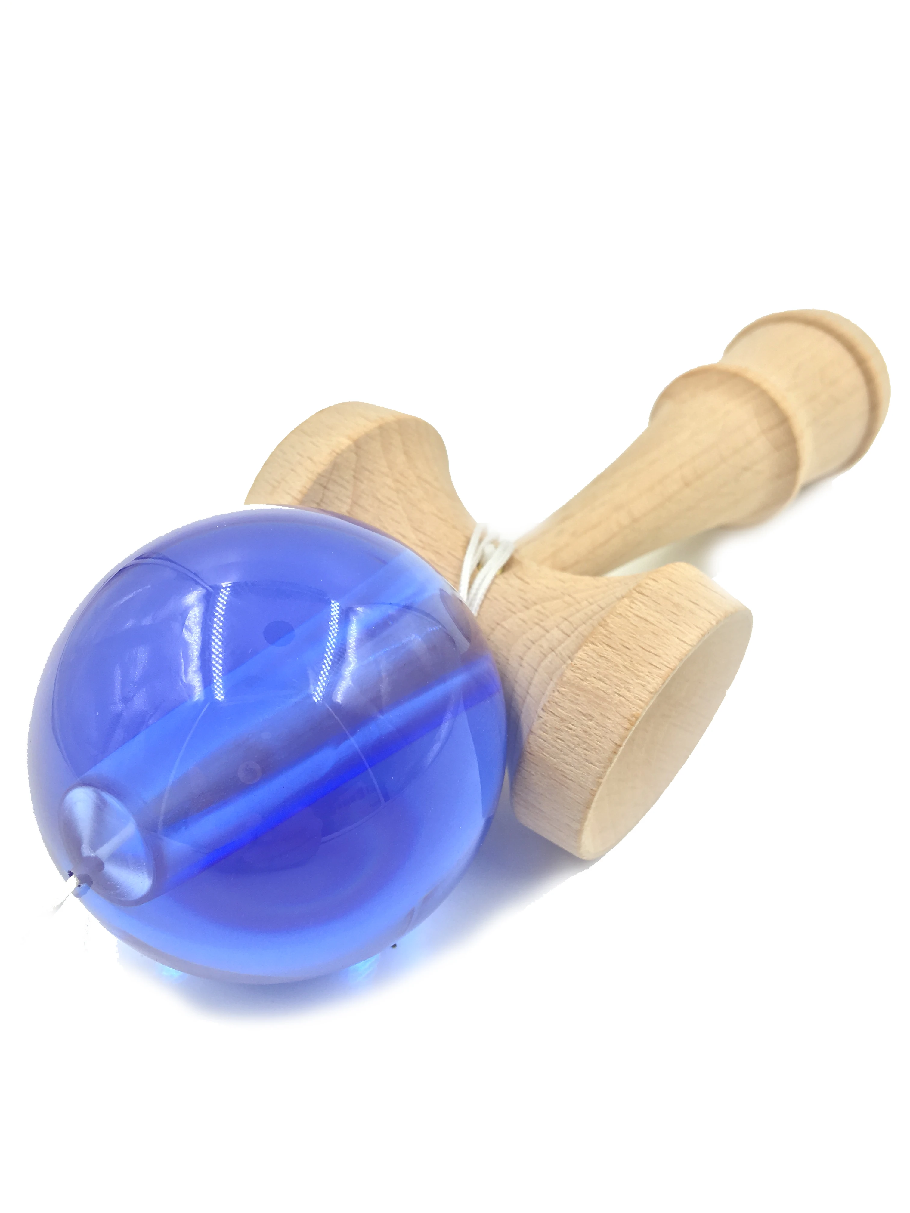 Twb розничная Новые поступления хрустальный шар Kendama игры Детские игрушки ручка из бука - Цвет: Фиолетовый