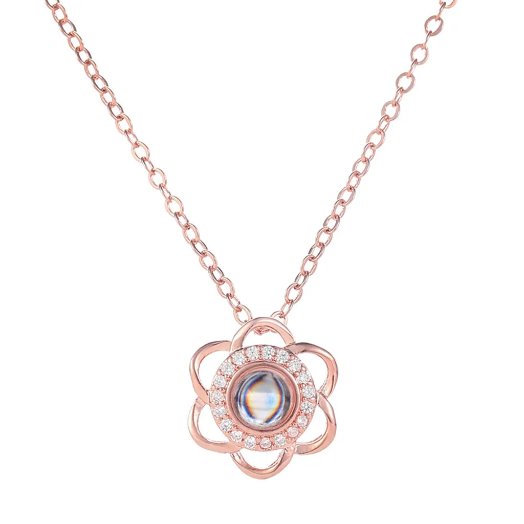 

Fashion Lady Pendant Necklace Hot Sale Mother's Day Gifts for Girlfriends Gifts Six Leaf Flower Women's Necklace#Y-new-28