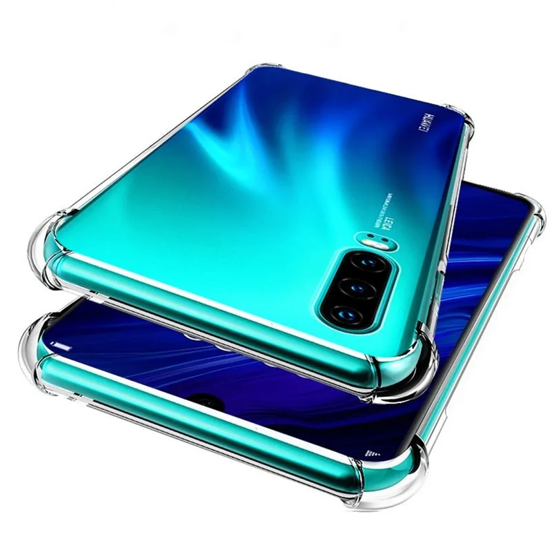 Airbag Bumper Clear TPU Case for Huawei Honor 10 20 Enjoy 7 8E Lite 8X 8C 8A V20 7A Y5 Y6 Prime 7S Pro 8S 10i 20i 2018 2019 |