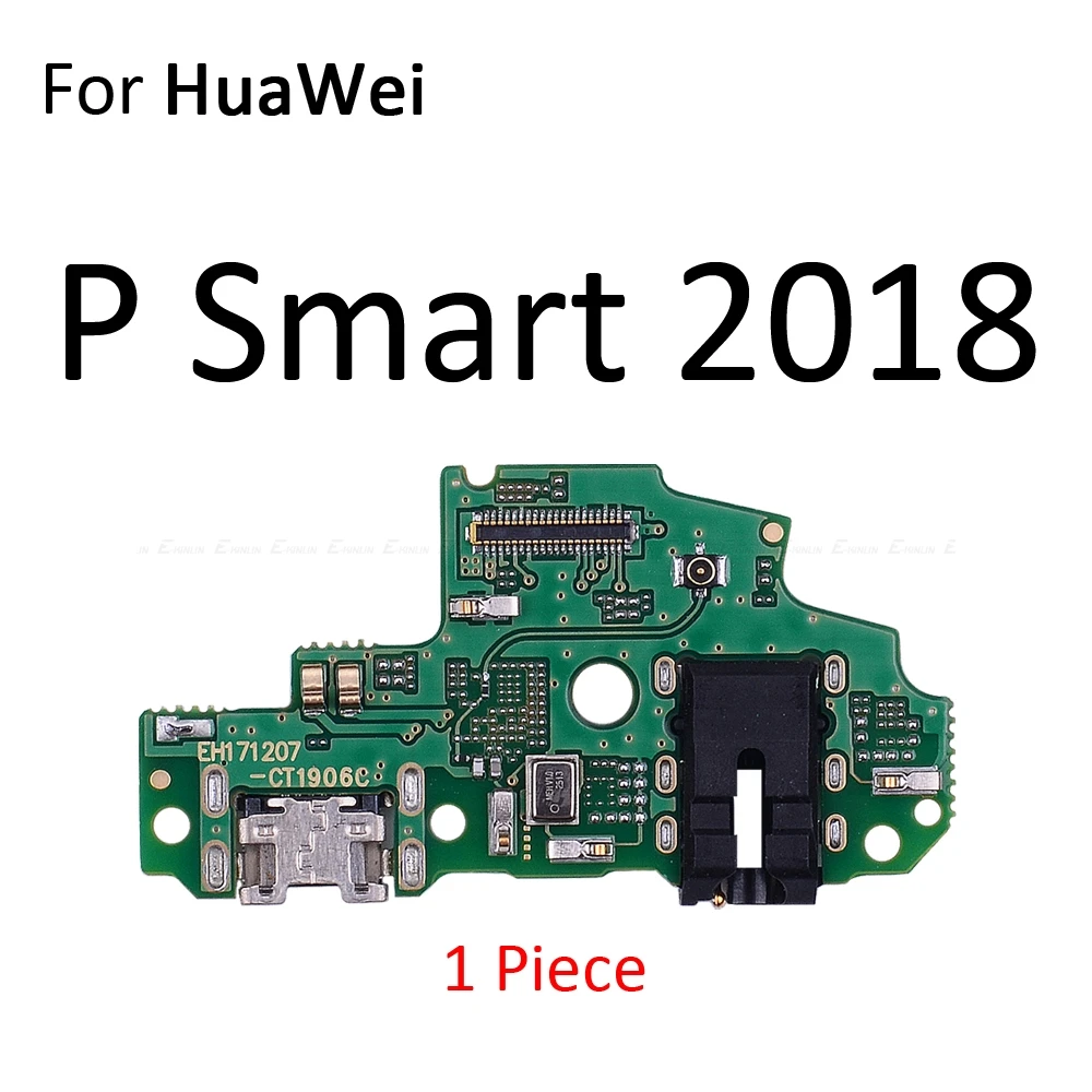 Разъем питания для зарядки, док-плата с микрофоном и гибким кабелем для HuaWei mate 20 10 9 Pro Lite P Smart Plus