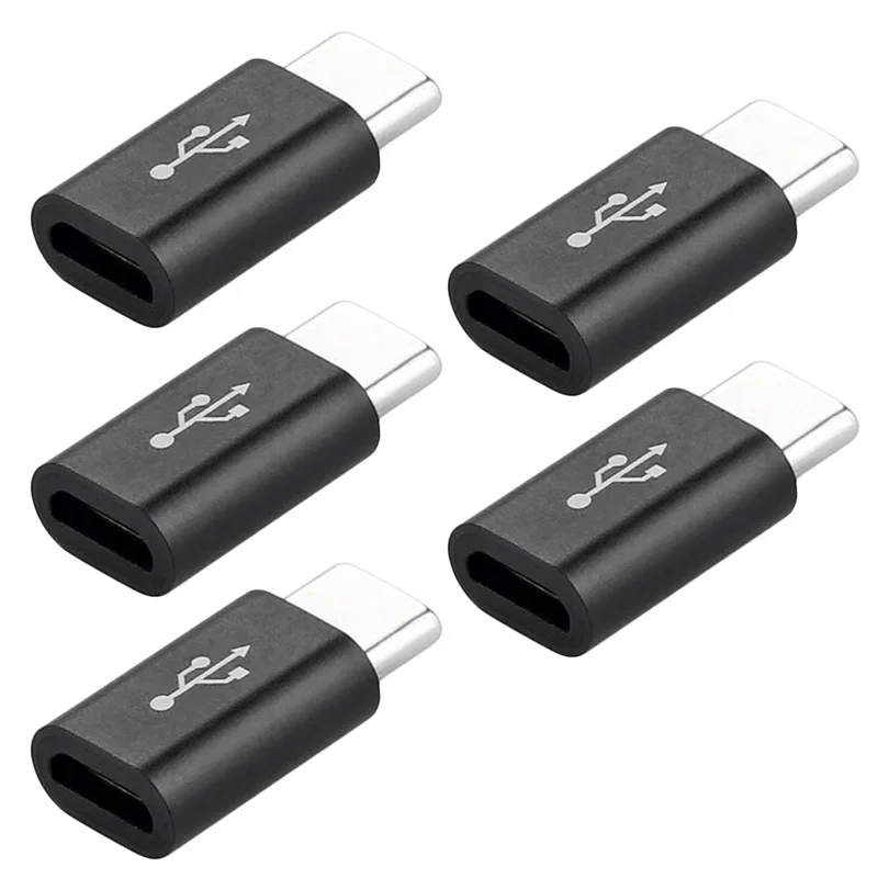 5 шт. изысканный маленький Micro Usb Мужской к type-c женский Microusb к type C удобный адаптер общего преобразователя для huawei samsung