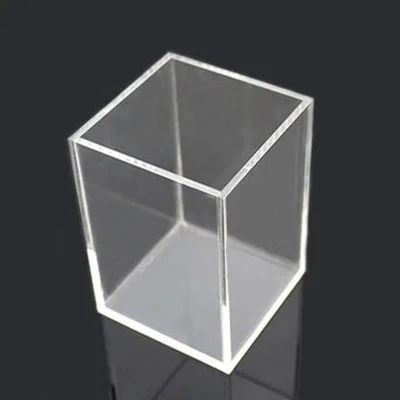 Transparent Acrylic Box Without Lid Jewelry Accessories Display Collection Box Flower Decorative Box