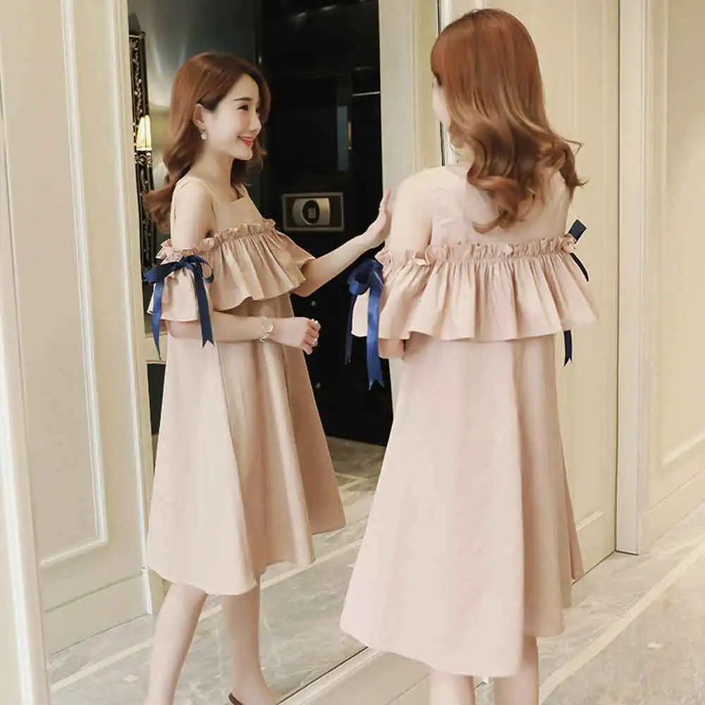 

Clothes for Pregnant Women Pregnancy Dress Nursing Dress Hamile Elbise Sundress Robe Grossesse Maternity Dresses for Photo Shoot