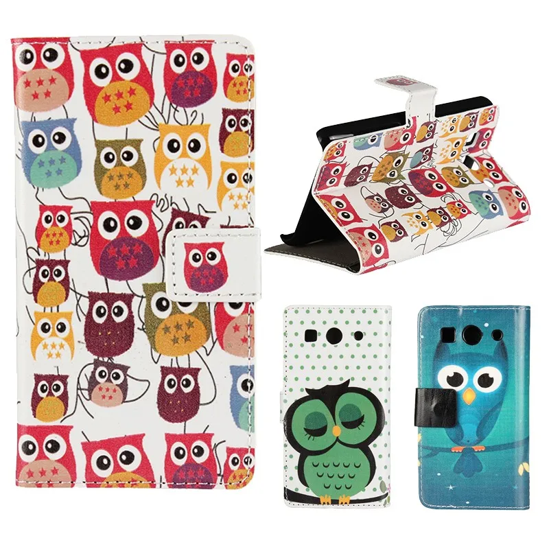 For Huawei Ascend G525 G520 Cases Cover Cute Owl Wallet Leather Mobile Phone Bags Hoesjes Etui Fundas Capa Capinhas Para Coque | Мобильные