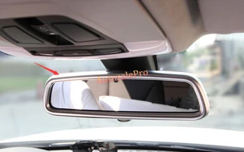 

Chrome Matt Interior Sunroof Rearview Mirror Frame Cover trim For Land Rover LR4 Discovery 4 2010 2011 2012 2013 2014 2015