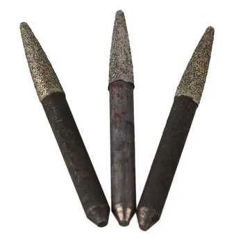 

10pcs 1.5mm Ball End Stone Engraving Diamond Tools CNC Router Bit 4mm Shank Tip