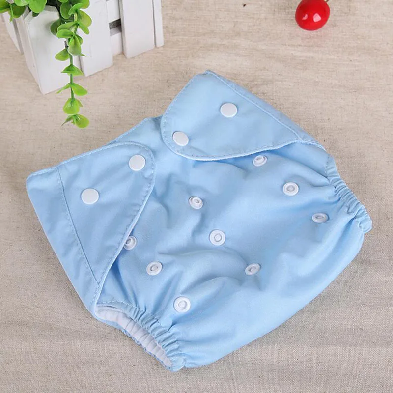 2PCS Baby Cloth Diaper Inserts Swim Diaper Thickening/grid Reusable