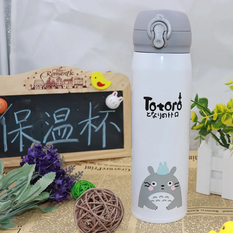 OUSSIRRO TOTORO DORAEMON KITTY чехол, закрытые кружки с бесконечностью, однотонные термосы, кружки, чашки, кухонный инструмент, подарок